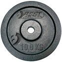 OBCIĄŻENIE ŻELIWNE CZARNE 10 KG BEST SPORTING fi 30mm BEST SPORTING