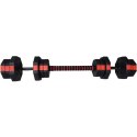 REGULOWANE HANTLE TRENINGOWE 2x10KG Z FUNKCJĄ SZTANGI ENERO FIT Enero