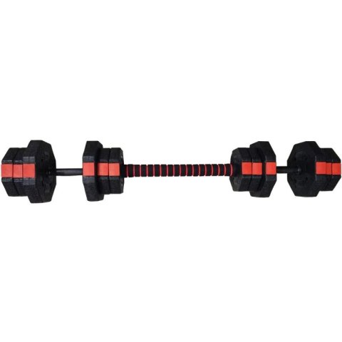 REGULOWANE HANTLE TRENINGOWE 2x10KG Z FUNKCJĄ SZTANGI ENERO FIT Enero