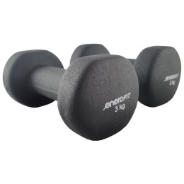 ZESTAW HANTLI NEOPRENOWYCH 2x3KG ENERO FIT Enero