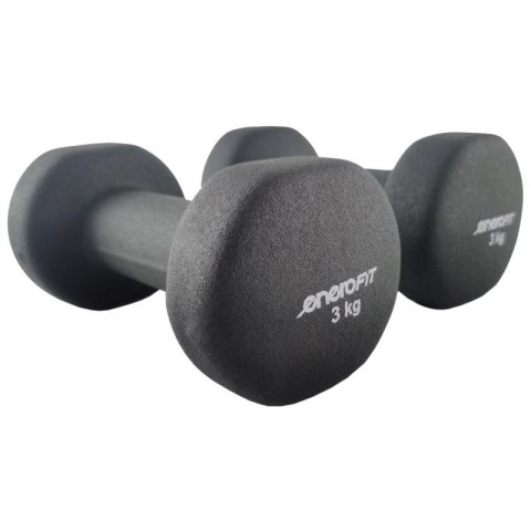 ZESTAW HANTLI NEOPRENOWYCH 2x3KG ENERO FIT Enero