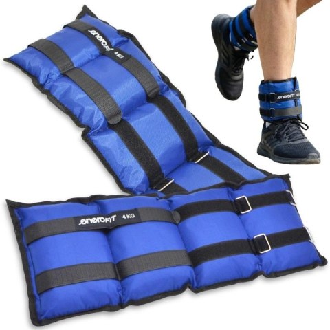OBCIĄŻENIE NA PRZEGUBY NIEBIESKIE 8KG (2x4KG) ENERO FIT Enero