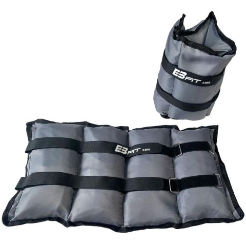 OBCIĄŻENIE NA PRZEGUBY SZARE 12KG (2x6KG) ENERO FIT Enero