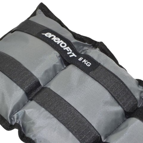 OBCIĄŻENIE NA PRZEGUBY SZARE 12KG (2x6KG) ENERO FIT Enero