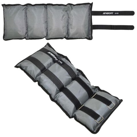 OBCIĄŻENIE NA PRZEGUBY SZARE 12KG (2x6KG) ENERO FIT Enero