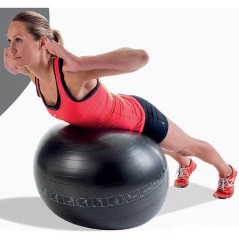PIŁKA DO ĆWICZEŃ FITNESS 65CM CZARNA PURE 2 IMPROVE Pure 2 Improve
