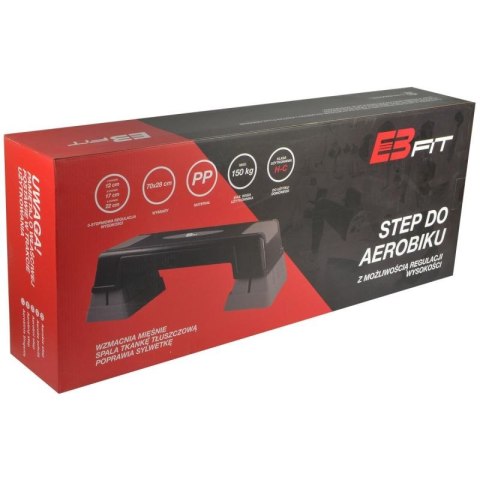 STEP DO AEROBICU 70X28CM 3 STOPNIOWA REGULACJA ENERO FIT Enero