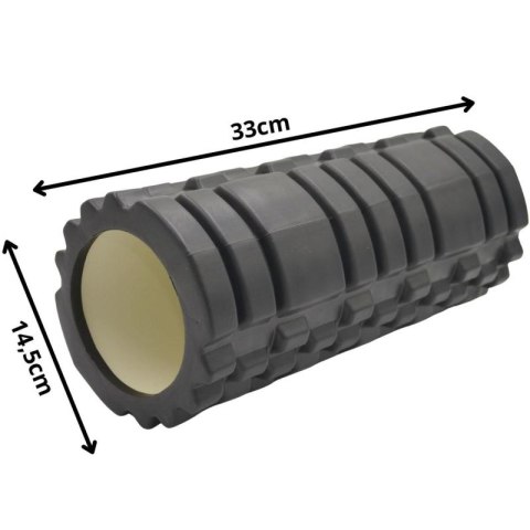 WAŁEK ROLLER DO ĆWICZEŃ 33x15CM CZARNY PURE 2 IMPROVE Pure 2 Improve