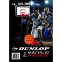 ZESTAW REGULOWANY DO KOSZYKÓWKI DUNLOP 1,65-2,05M 3W1 Dunlop