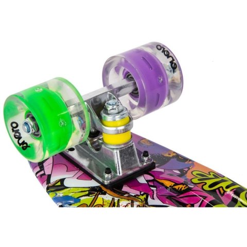 DESKOROLKA PLASTIKOWA 22 CALE ENERO GRAFFITI LED 1030852 Enero
