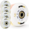 KÓŁKA DO ROLEK ENERO PRO PU 64 MM 4 SZT Z ŁOŻYSKAMI ABEC 7 LED Enero