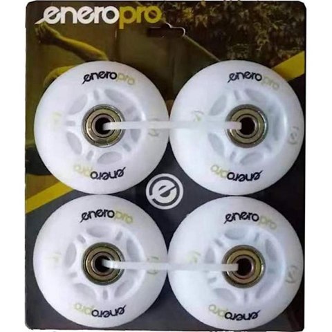 KÓŁKA DO ROLEK ENERO PRO PU 64 MM 4 SZT Z ŁOŻYSKAMI ABEC 7 LED Enero