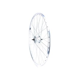 KOŁO 28 CALI PRZÓD Z PIASTĄ SHIMANO OBRĘCZ SREBRNA Shimano