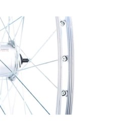 KOŁO 28 CALI PRZÓD Z PIASTĄ SHIMANO OBRĘCZ SREBRNA Shimano
