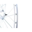 KOŁO 28 CALI PRZÓD Z PIASTĄ SHIMANO OBRĘCZ SREBRNA Shimano