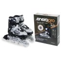 ŁYŻWOROLKI-WROTKI-ŁYŻWY 4W1 ENERO PRO LED 34-37 SZARE Enero Pro