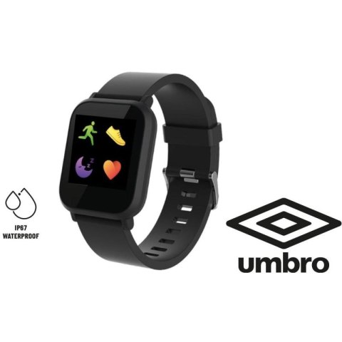 OPASKA ZEGAREK MONITORUJĄCY CZARNY KWADRATOWY UMBRO Umbro