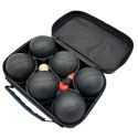 KULE DO GRY 6 SZT- BOULE PETANQUE CZARNE POKROWIEC ENERO PRO Enero