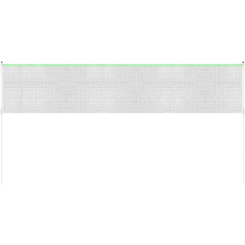 ZESTAW SŁUPKI SIATKA DO SIATKÓWKI BADMINTONA 609x220CM Enero
